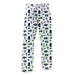 Jackson State University Tigers Repeat Print Hand Sketched Vive La Fete Impressions Artwork Womens  White  Lounge Pants