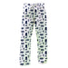 Jackson State University Tigers Repeat Print Hand Sketched Vive La Fete Impressions Artwork Womens  White  Lounge Pants