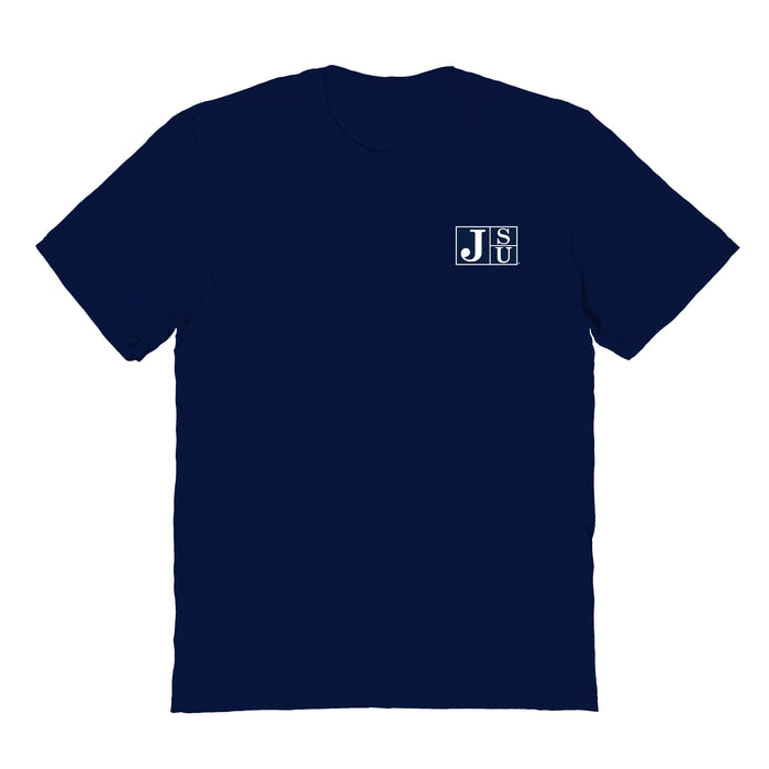 Jackson State Tigers JSU Vive La Fete Impressions Artwork Navy Womens Cotton Tshirt