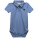 Johns Hopkins Blue Jays Embroidered Light Blue Solid Knit Boys Polo Bodysuit