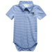 Johns Hopkins Blue Jays Embroidered Light Blue Stripe Knit Boys Polo Bodysuit