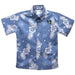 Johns Hopkins Blue Jays Embroidered Light Blue Hawaiian Short Sleeve Button Down Shirt