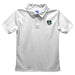 Johns Hopkins Blue Jays Embroidered White Short Sleeve Polo Box Shirt