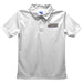 JMU Dukes Embroidered White Short Sleeve Polo Box Shirt - Vive La Fête - Online Apparel Store
