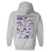 James Madison University Dukes Hand Sketched Artwork Cotton Fleece Women Hoodie - Vive La Fête - Online Apparel Store