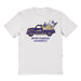 JMU Dukes Hand Sketched Vive La Fete Impressions Truck White T-shirt for Women