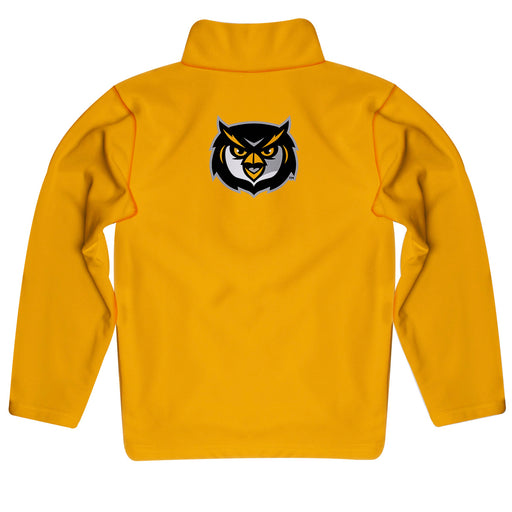 Kennesaw State University KSU Owls Vive La Fete Game Day Solid Gold Quarter Zip Pullover Sleeves - Vive La Fête - Online Apparel Store