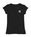 Kennesaw State University KSU Owls Hand Sketched Vive La Fete Impressions Artwork Black Girls Cotton Short Sleeve Tee