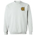 Kennesaw State University KSU Owls Hand Sketched Vive La Fete Impressions Artwork White Crew Neck Sweatshirt for Women