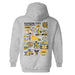 Kennesaw State University KSU Owls Hand Sketched Artwork Black Cotton Fleece Women Hoodie - Vive La Fête - Online Apparel Store