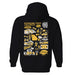 Kennesaw State University KSU Owls Hand Sketched Artwork Black Cotton Fleece Women Hoodie - Vive La Fête - Online Apparel Store