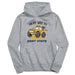 Kent State Golden Flashes On My Way Monster Truck Heather Grey Cotton Youth Hoodie
