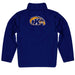 Kent State Golden Flashes Vive La Fete Game Day Solid Blue Quarter Zip Pullover Sleeves - Vive La Fête - Online Apparel Store