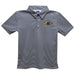 Kent State Golden Flashes Embroidered Navy Stripes Short Sleeve Polo Box Shirt