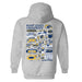 Kent State Golden Flashes Hand Sketched Artwork Cotton Fleece Women Hoodie - Vive La Fête - Online Apparel Store