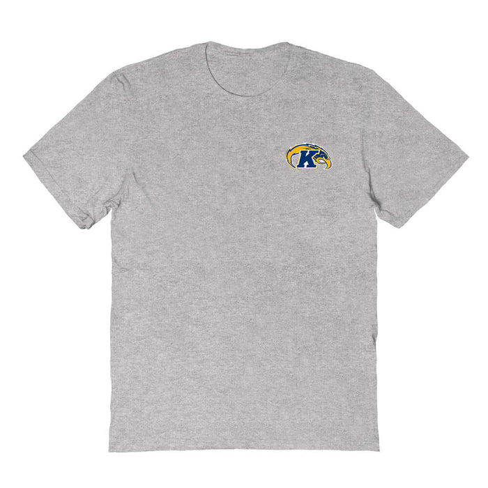 Kent State Golden Flashes Vive La Fete Impressions Artwork Grey Womens Cotton Tshirt