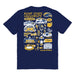 Kent State Golden Flashes Vive La Fete Impressions Artwork Womens Cotton Tshirt - Vive La Fête - Online Apparel Store