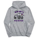 Kansas State University Wildcats K-State On My Way Monster Truck Heather Grey Cotton Youth Hoodie