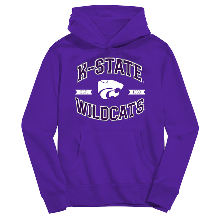 Kansas State Wildcats KSU K-State Vive La Fete Purple Cotton Youth Hoodie