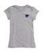 Kansas State Wildcats KSU K-State Hand Sketched Vive La Fete Impressions Artwork Grey Girls Cotton Short Sleeve Tee