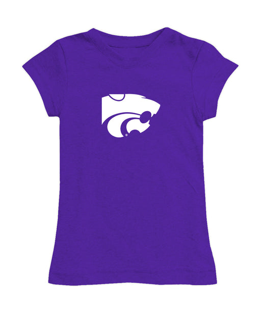 Kansas State Wildcats Girl´s Fitted Cotton T-shirt Purple
