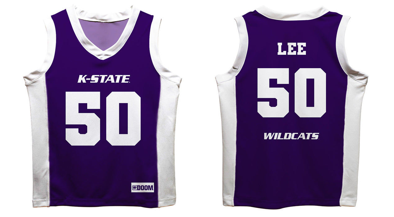 Kansas State University Wildcats K-State Vive La Fete Ayoka Lee Game Day Purple Boys Basketball Jersey - Vive La Fête - Online Apparel Store