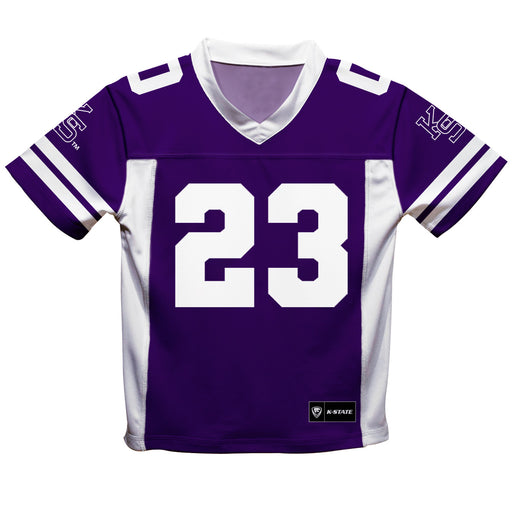 Kansas State University Wildcats K-State Vive La Fete Game Day Purple Boys Fashion Football T-Shirt