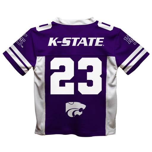 Kansas State University Wildcats K-State Vive La Fete Game Day Purple Boys Fashion Football T-Shirt - Vive La Fête - Online Apparel Store