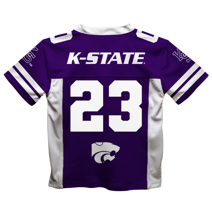 Kansas State University Wildcats K-State Vive La Fete Game Day Purple Boys Fashion Football T-Shirt - Vive La Fête - Online Apparel Store