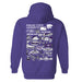 Kansas State Wildcats KSU K-State Hand Sketched Artwork Cotton Fleece Women Hoodie - Vive La Fête - Online Apparel Store