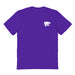 Kansas State Wildcats KSU K-State Vive La Fete Impressions Artwork Purple Womens Cotton Tshirt