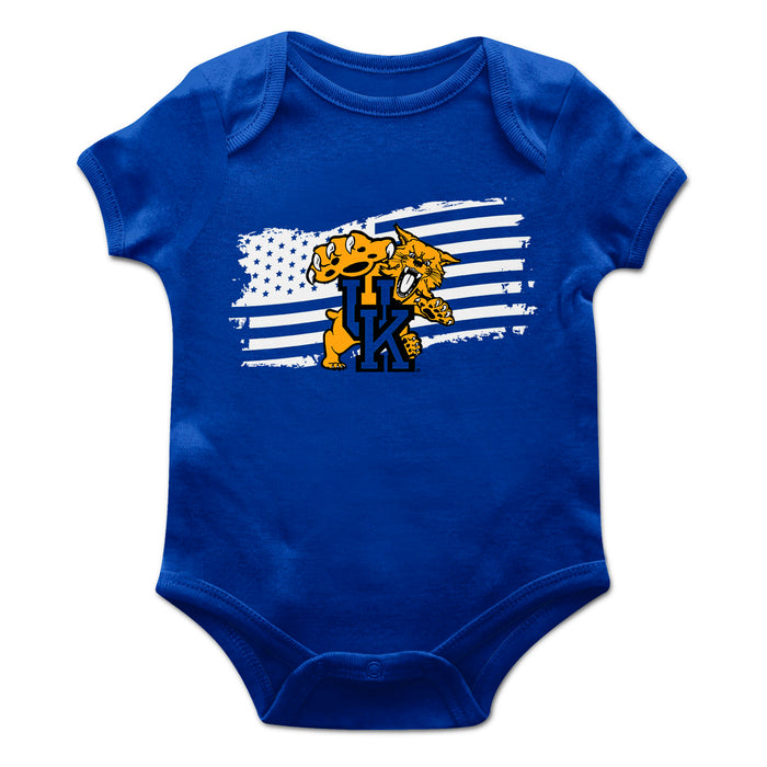 Kentucky Wildcats Vive La Fete Infant Game Day Royal Short Sleeve Bodysuit