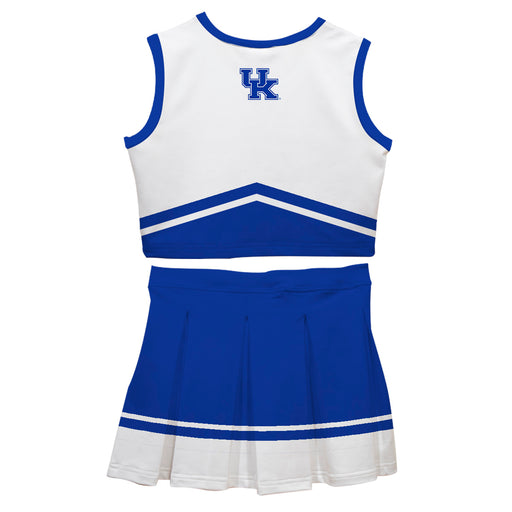 Kentucky Wildcats Vive La Fete Game Day White and Royal Sleeveless Chearleader Set - Vive La Fête - Online Apparel Store