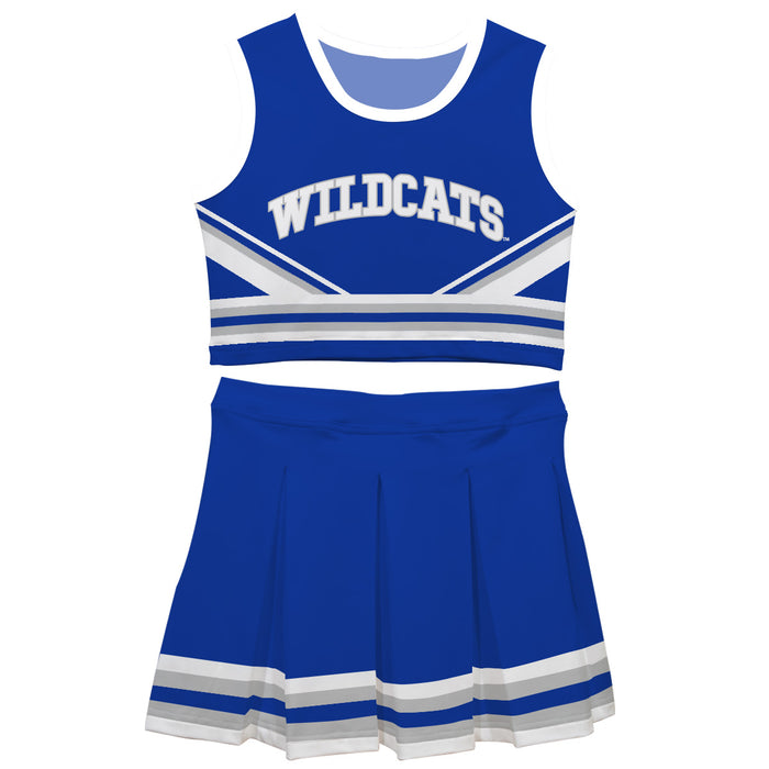 Kentucky Wildcats Vive La Fete Game Day Royal Sleeveless Chearleader Set