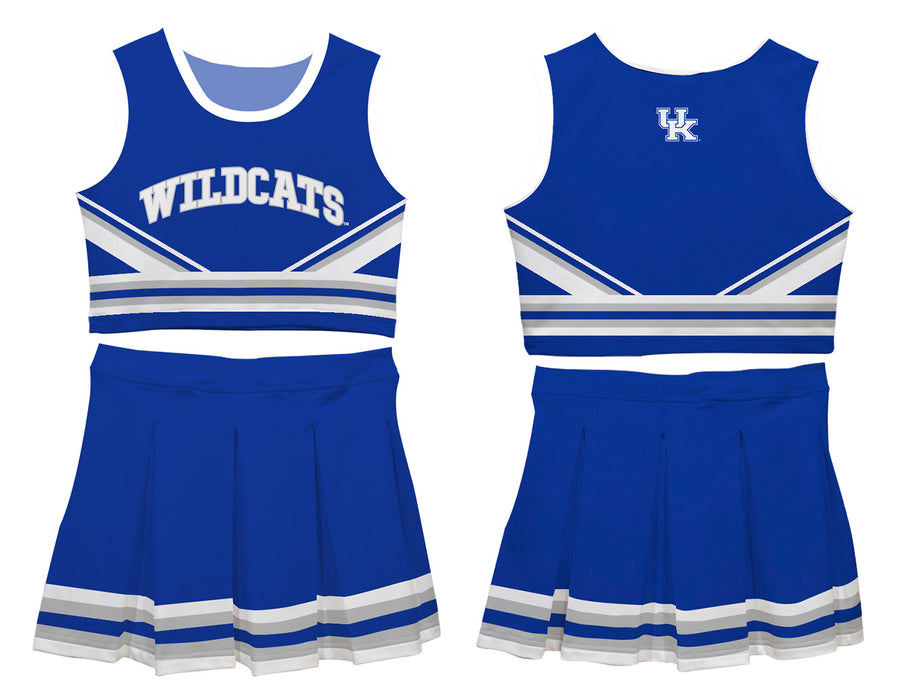 Kentucky Wildcats Vive La Fete Game Day Royal Sleeveless Chearleader Set - Vive La Fête - Online Apparel Store