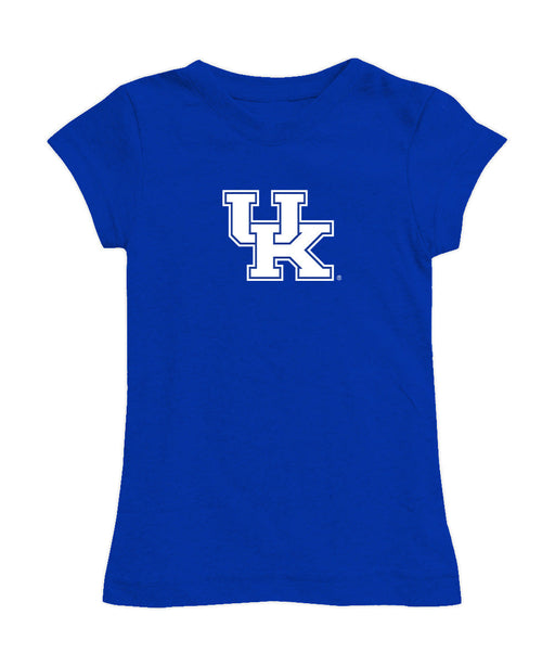 Kentucky Wildcats Girl´s Fitted Cotton T-shirt Royal