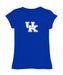 Kentucky Wildcats Girl´s Fitted Cotton T-shirt Royal