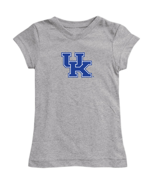 Kentucky Wildcats Girl´s Fitted Cotton T-shirt Grey