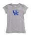 Kentucky Wildcats Girl´s Fitted Cotton T-shirt Grey