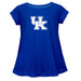 Kentucky Wildcats Short Sleeve Youth Cotton Top Royal