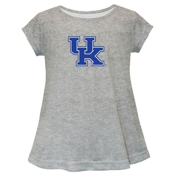 Kentucky Wildcats Short Sleeve Youth Cotton Top Grey