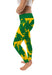 Kentucky State Thorobreds Vive La Fete Paint Brush Logo on Waist Women Green Yoga Leggings - Vive La Fête - Online Apparel Store