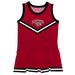Lafayette Leopards Vive La Fete Game Day Maroon Sleeveless Cheerleader Dress