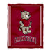 Lafayette Leopards Vive La Fete Kids Game Day Maroon Plush Soft Minky Blanket 36 x 48 Mascot