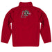Lafayette Leopards Vive La Fete Game Day Solid Maroon Quarter Zip Pullover Sleeves - Vive La Fête - Online Apparel Store