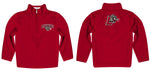 Lafayette Leopards Vive La Fete Game Day Solid Maroon Quarter Zip Pullover Sleeves - Vive La Fête - Online Apparel Store