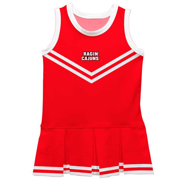 Louisiana Ragin Cajuns Vive La Fete Game Day Red Sleeveless Cheerleader Dress - Vive La Fête - Online Apparel Store