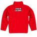 Louisiana at Lafayette Cajuns Vive La Fete Game Day Solid Red (Vermilion) Quarter Zip Pullover Sleeves - Vive La Fête - Online Apparel Store