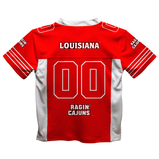Louisiana at Lafayette Cajuns Vive La Fete Game Day Red (Vermilion) Boys Fashion Football T-Shirt - Vive La Fête - Online Apparel Store
