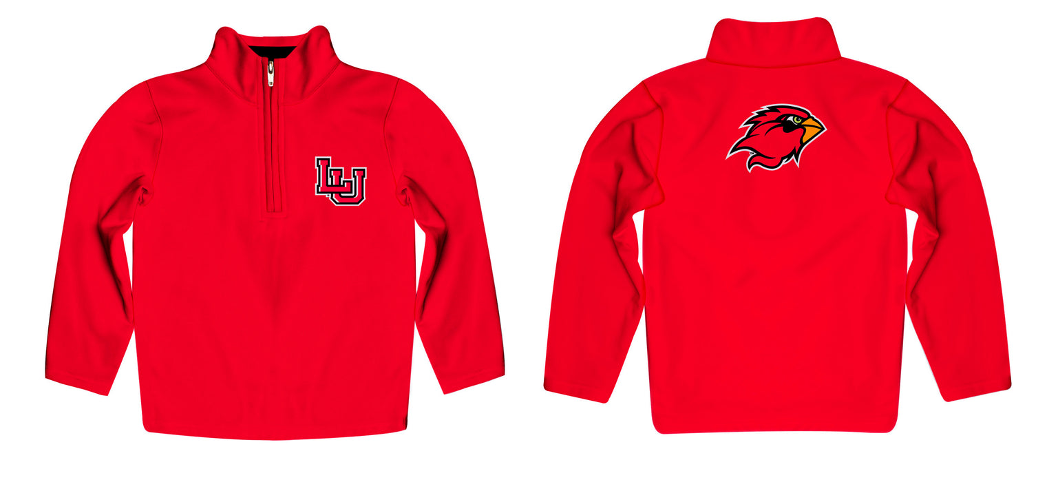 Lamar Cardinals Vive La Fete Game Day Solid Red Quarter Zip Pullover Sleeves - Vive La Fête - Online Apparel Store